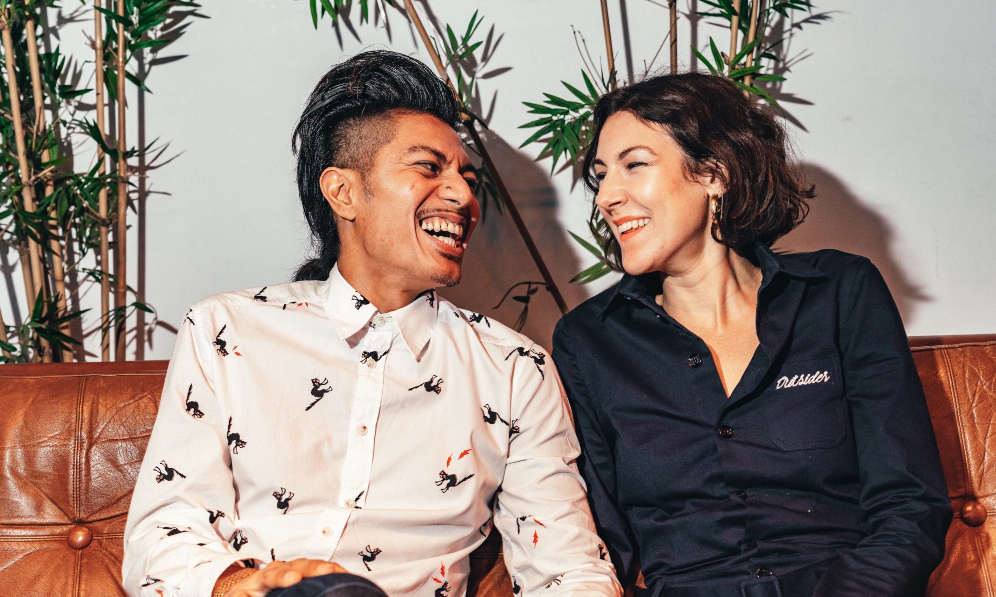 Kali Hamm and Memby Jago - founders Palm Greens