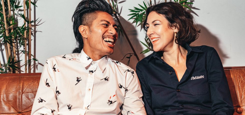 Kali Hamm and Memby Jago - founders Palm Greens