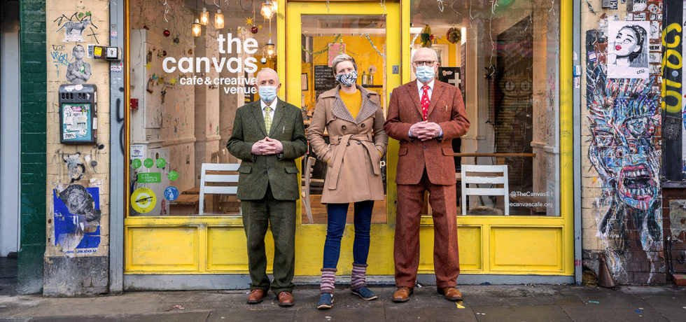 Gilbert & George at Canvas Café