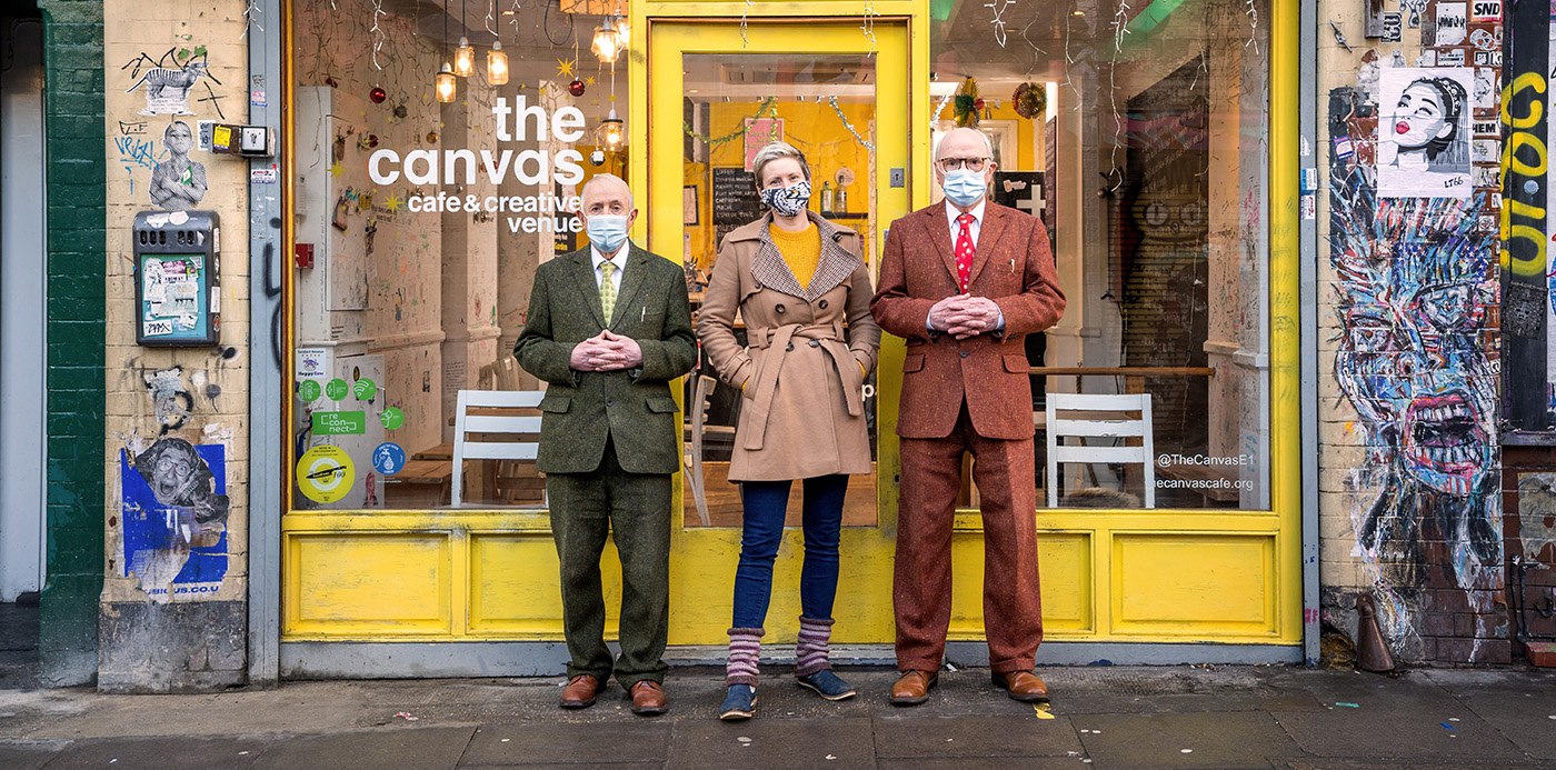 Gilbert & George at Canvas Café