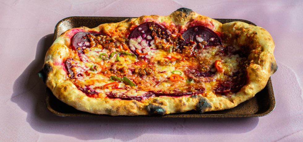 Flat Earth pizza East London