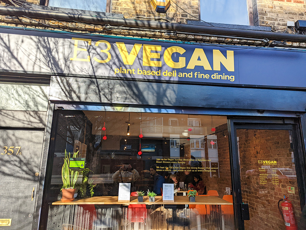 E3 Vegan plant based dining