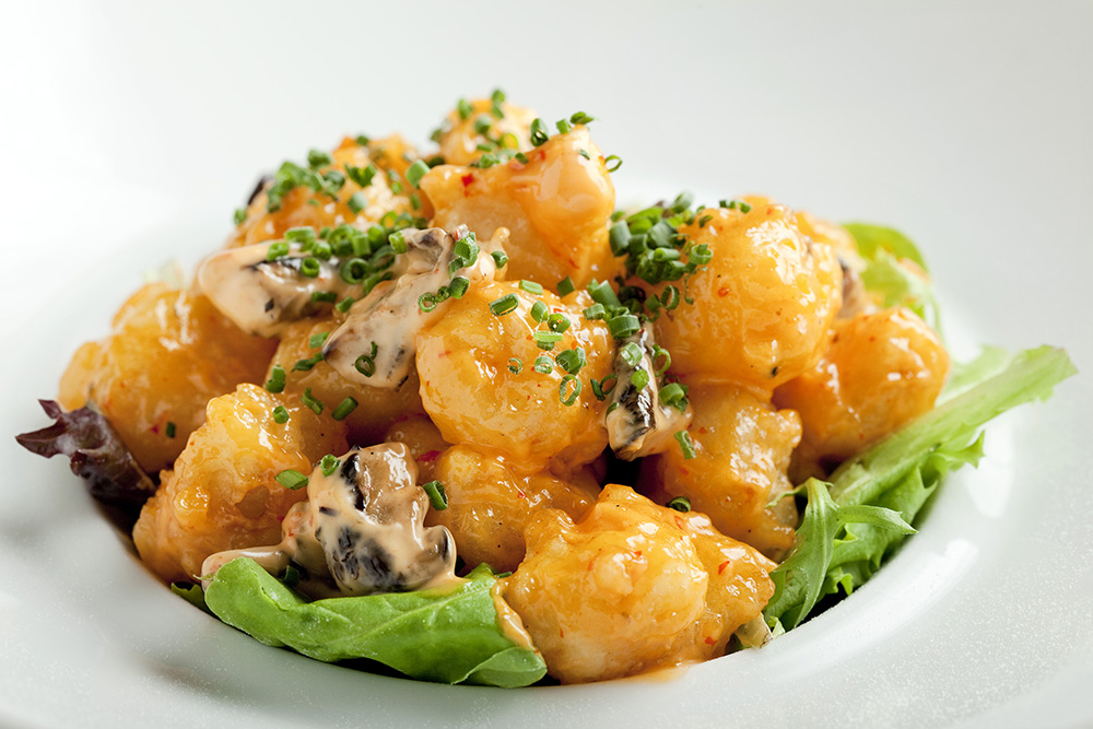 Rock Shrimp at Nobu Shoreditch restaurant
