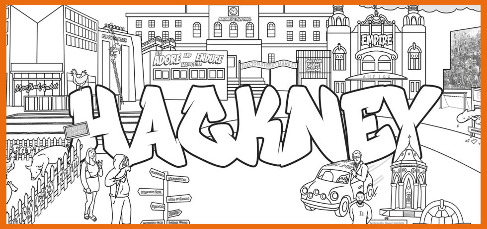 Draw my town Hackney