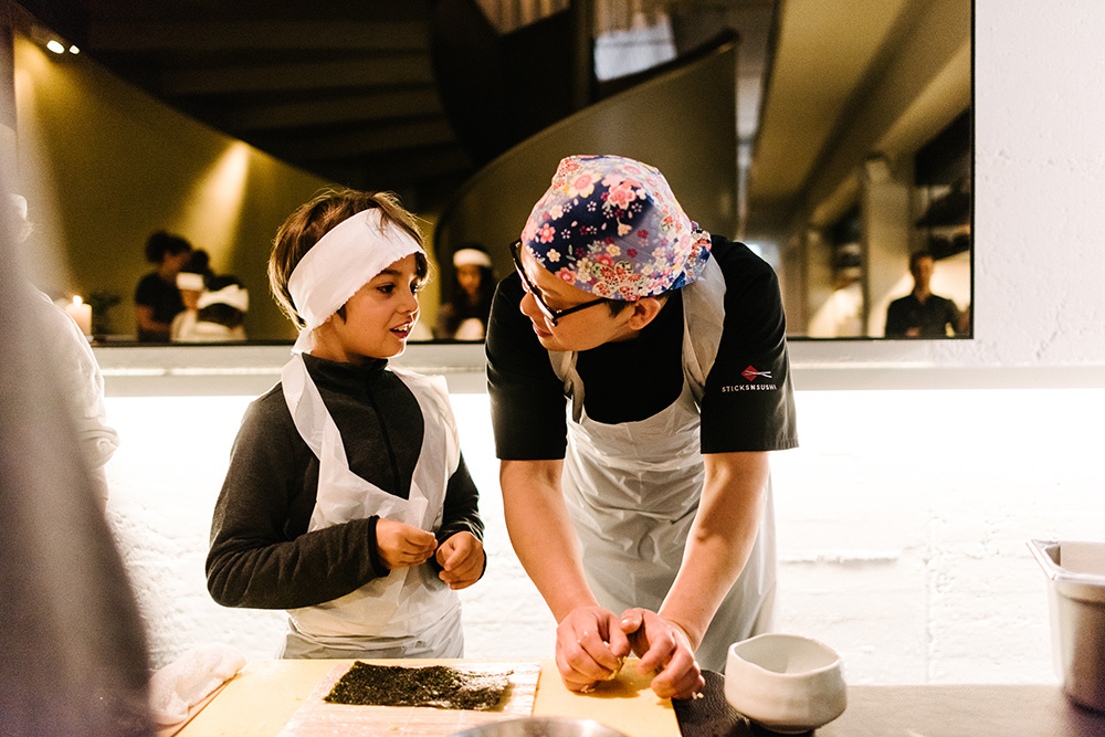 sticknsushi kids sushi making masterclass