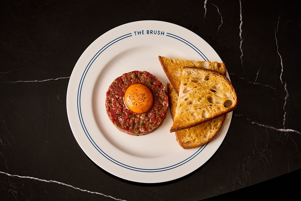 The Brush cafe steak tartare