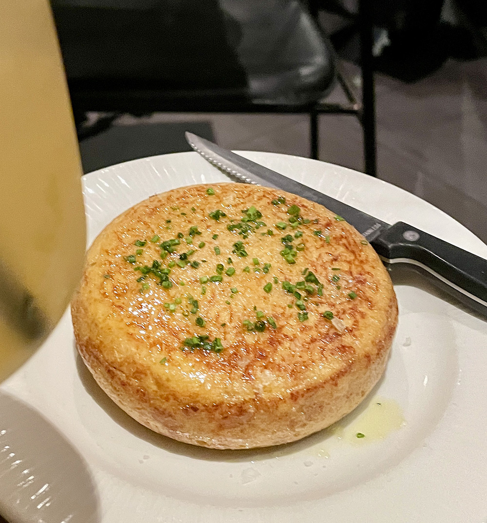 José Pizarro Broadgate Circle omelette