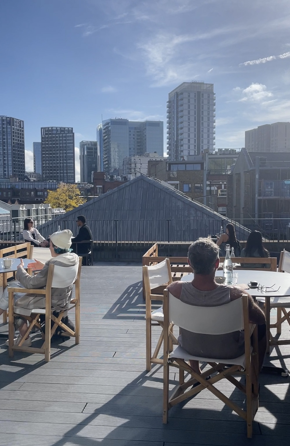 Café Mission Shoreditch rooftop