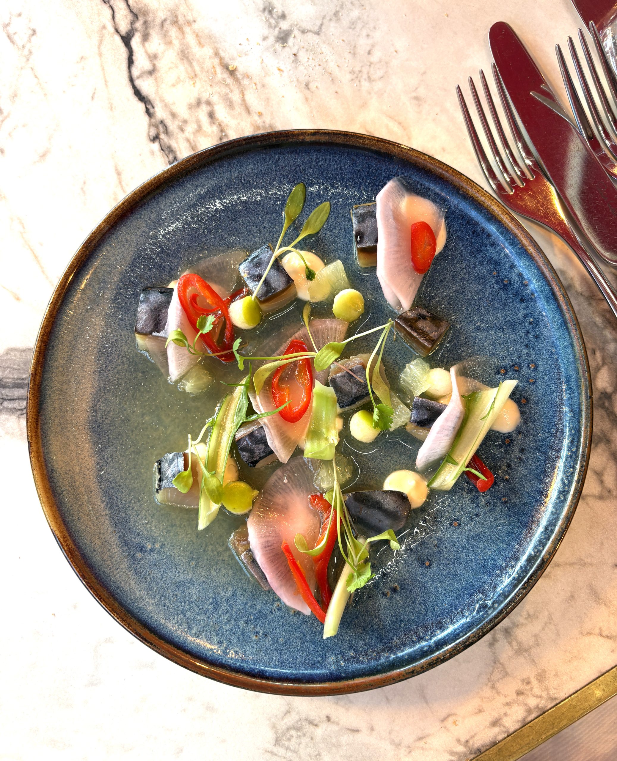 Cornish mackerel ceviche