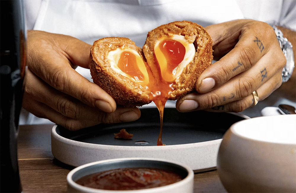 Best Scotch egg at The Brave pub and restaurant