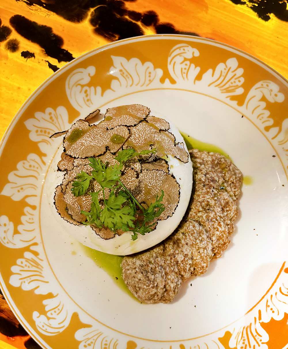 barbarella italian restaurant burrata canary wharf