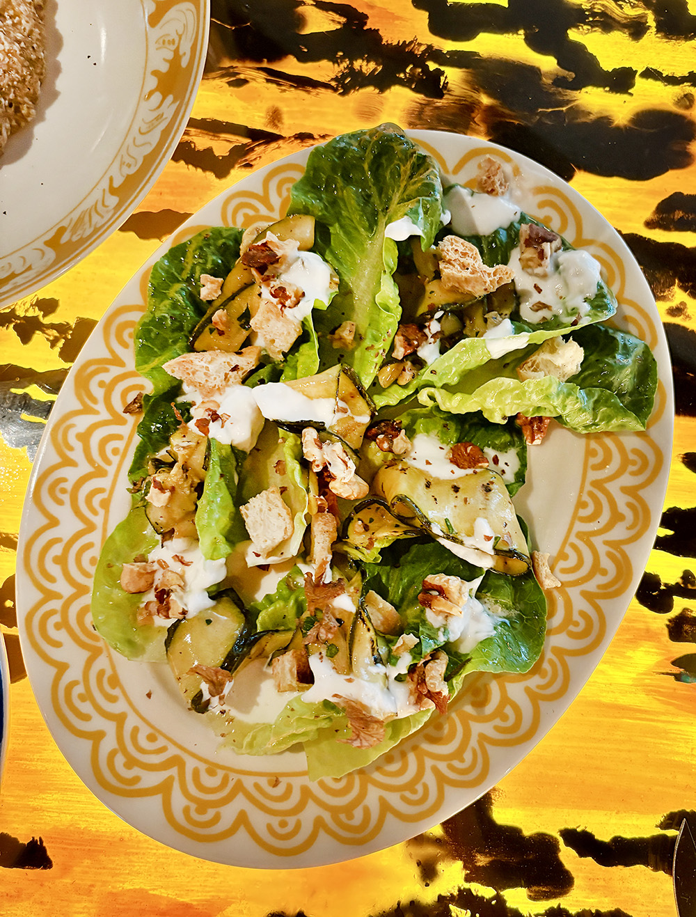 barbarella italian restaurant salad canary wharf