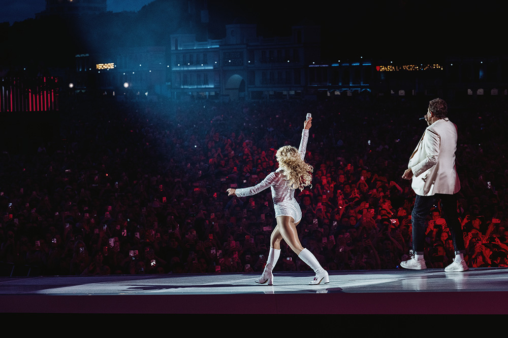 Sabrina Carpenter bst hyde park music festival london with Duran Duran