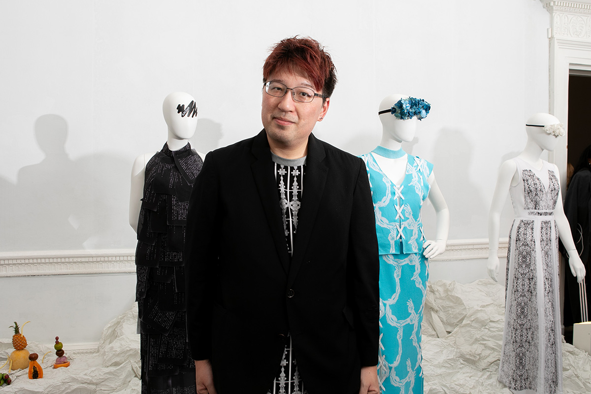 Fashion Designer Aju pan London fashion week