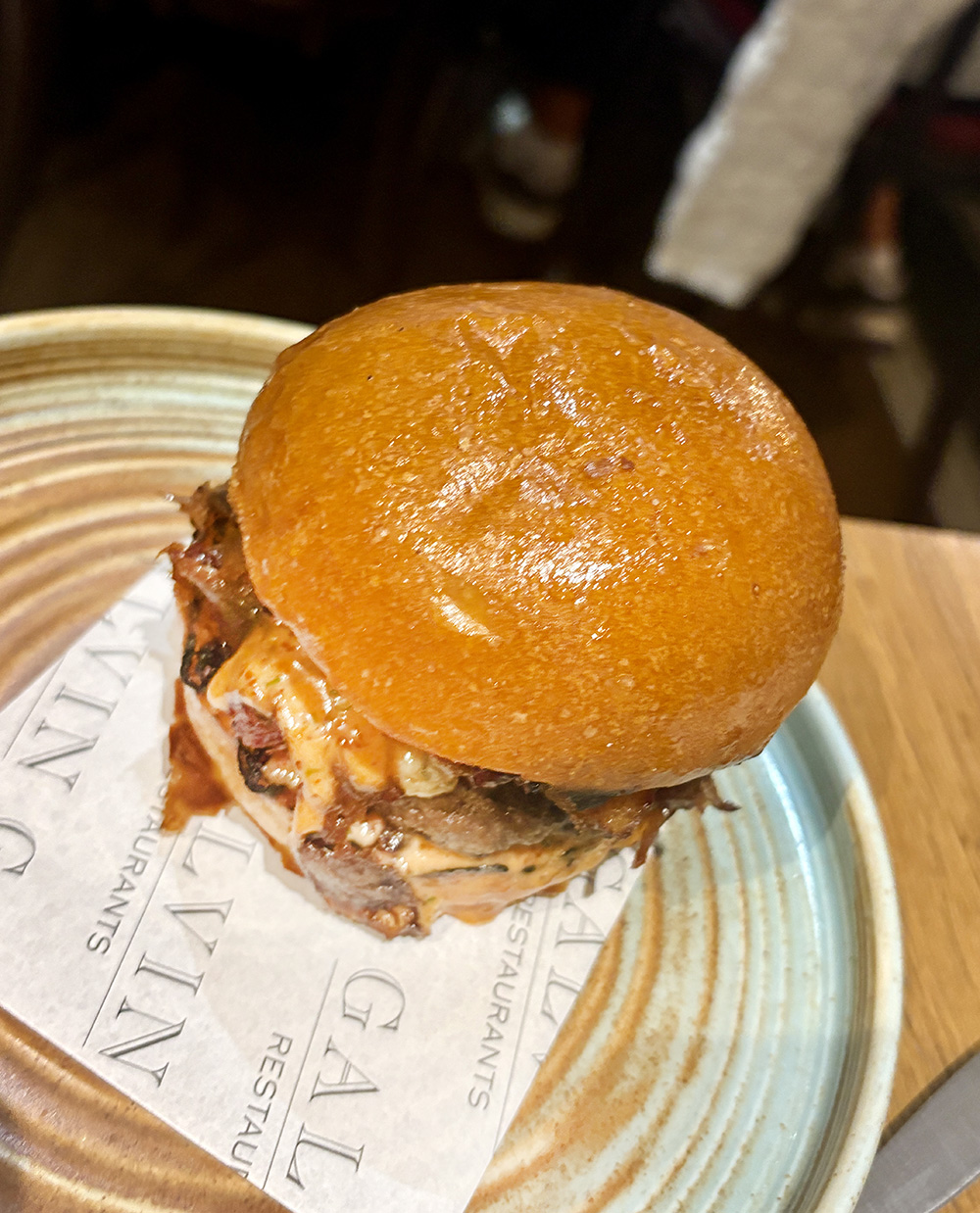 galvin bistro and bar signature burger