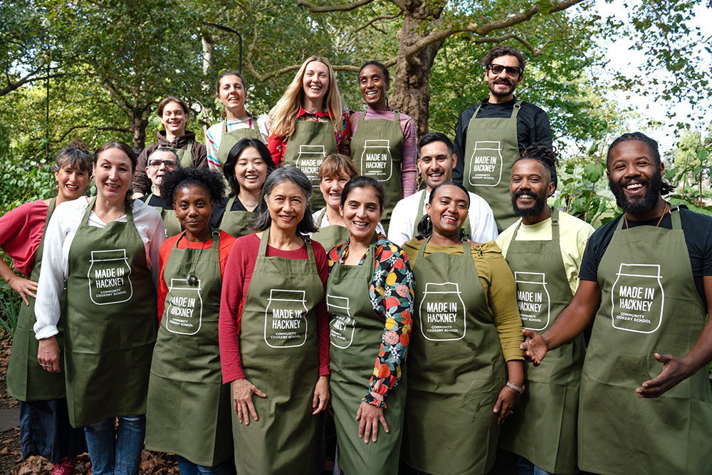Sarah Bentley author We Cook Plants Made in Hackney community chefs