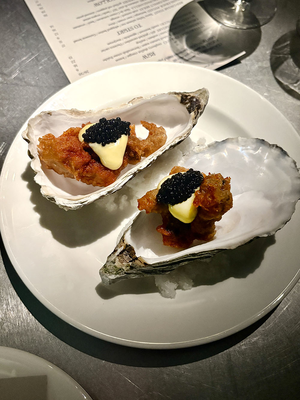 Noisy Oyster seafood restaurant Spitalfields