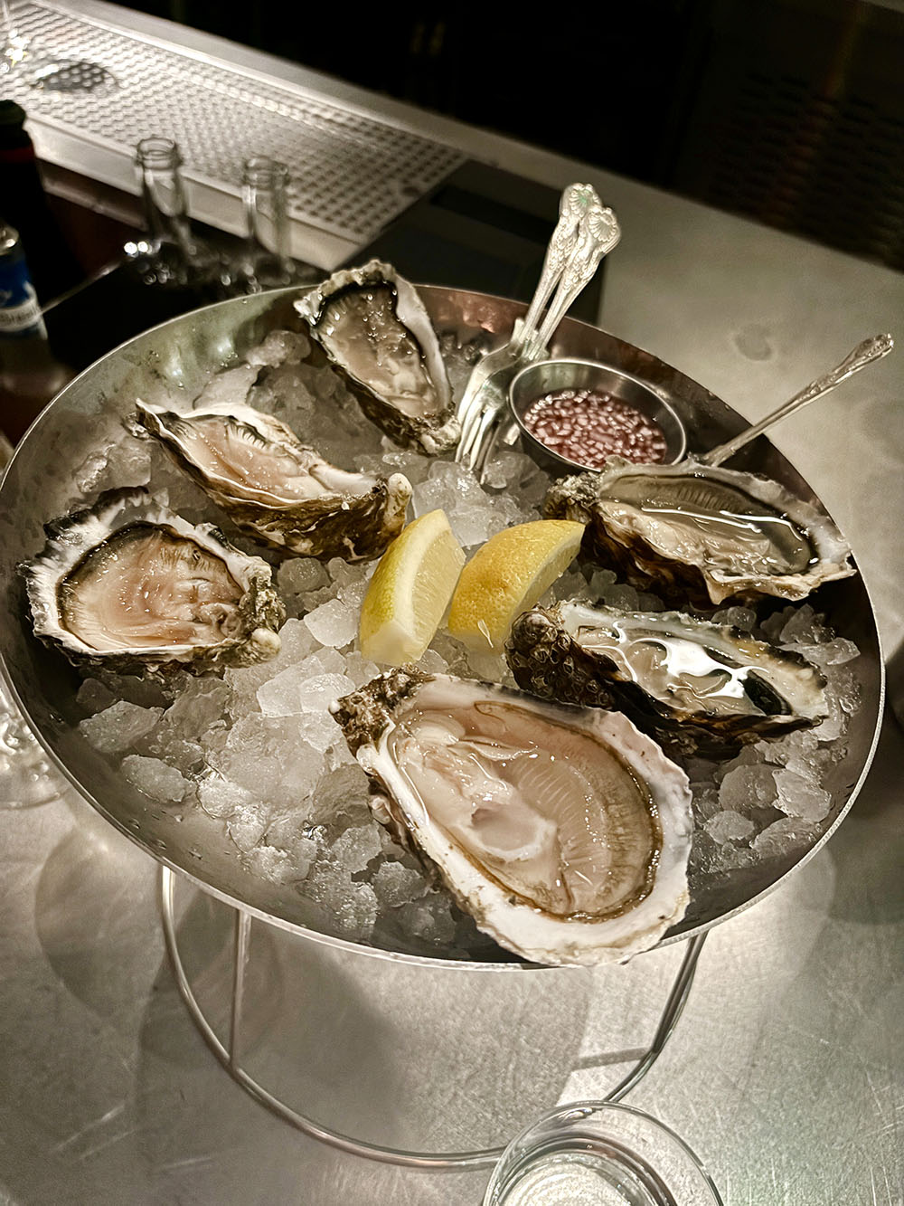 Noisy Oyster seafood restaurant Spitalfields