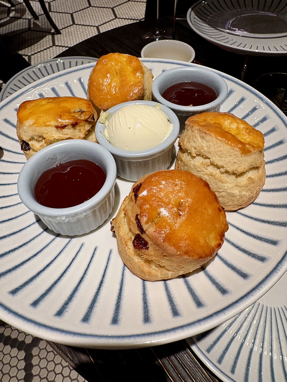 circus afternoon tea and scones