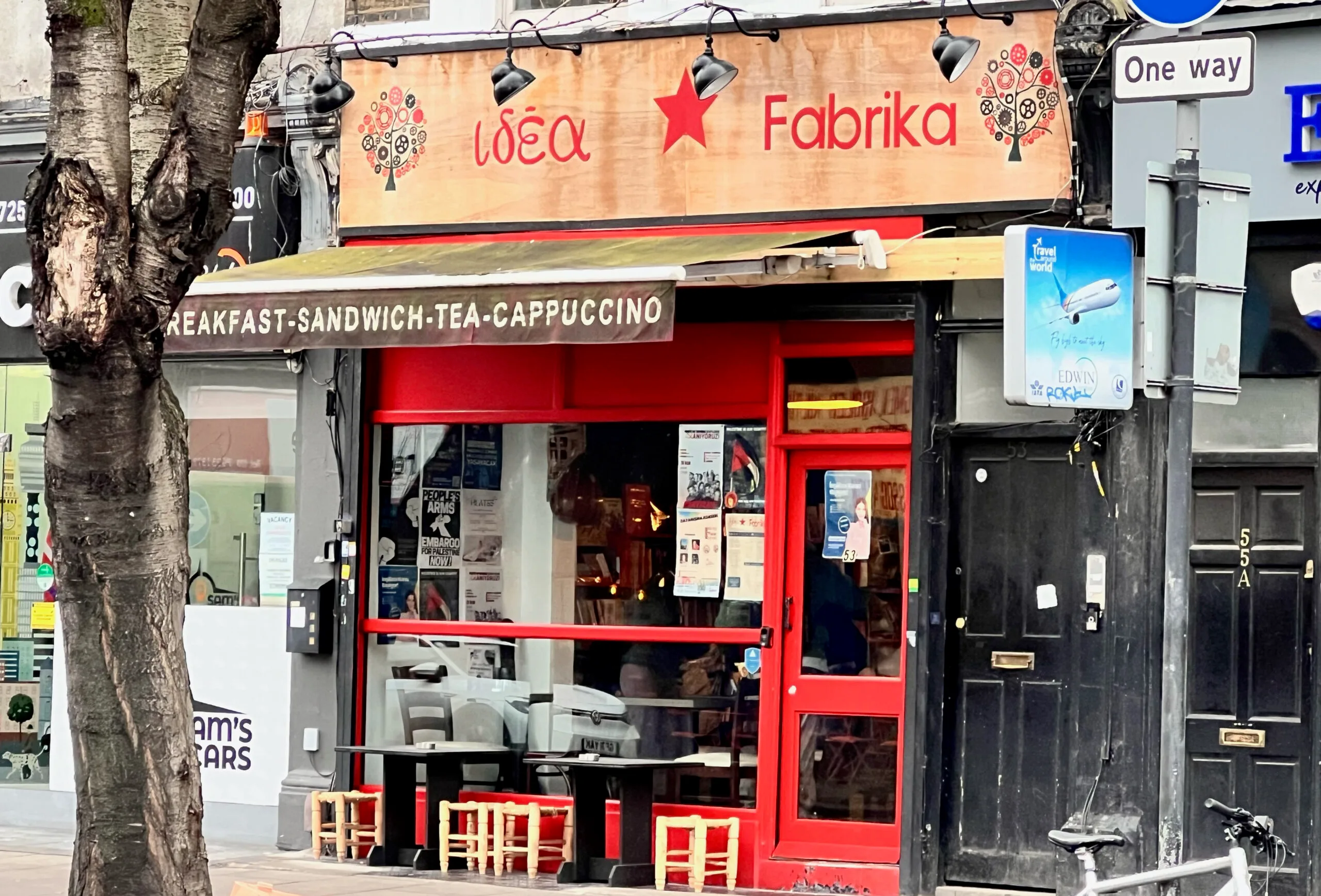 fabrika top cafés stoke newington