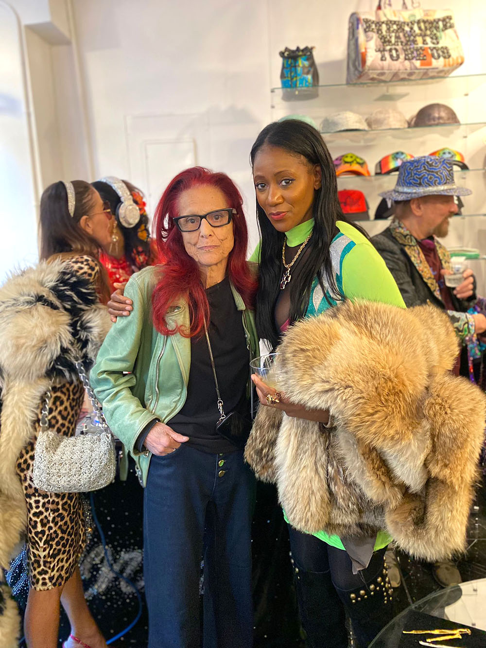 natasha wright and Patricia Field new york city