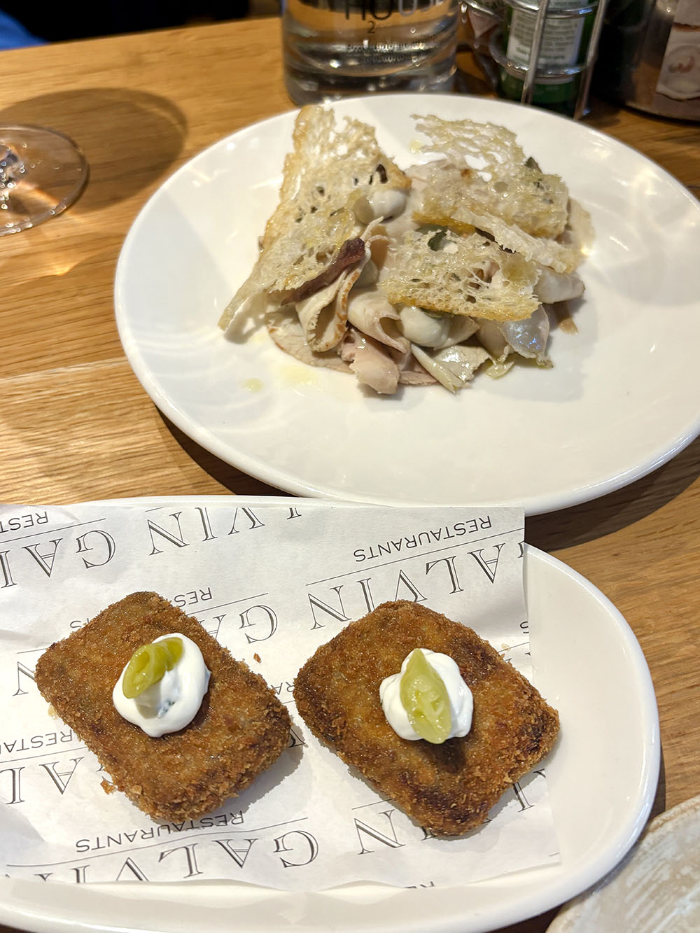 galvin bar and bistro food