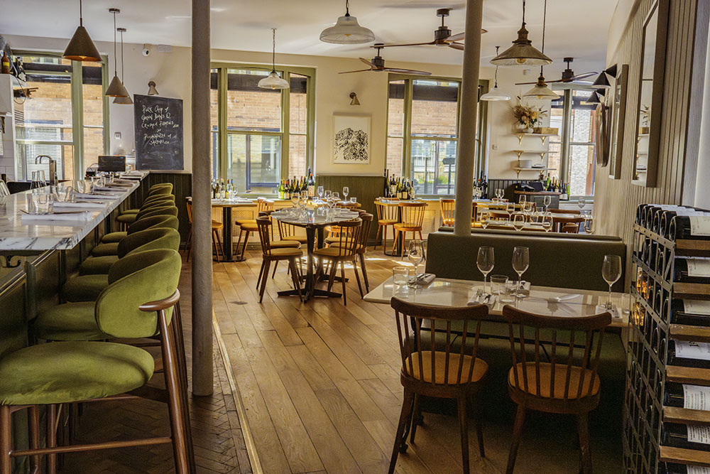 Duchy restaurant interior Shoreditch East London