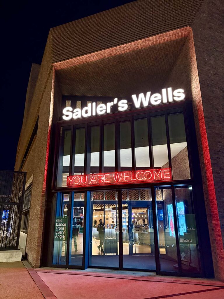 sadlers wells east london