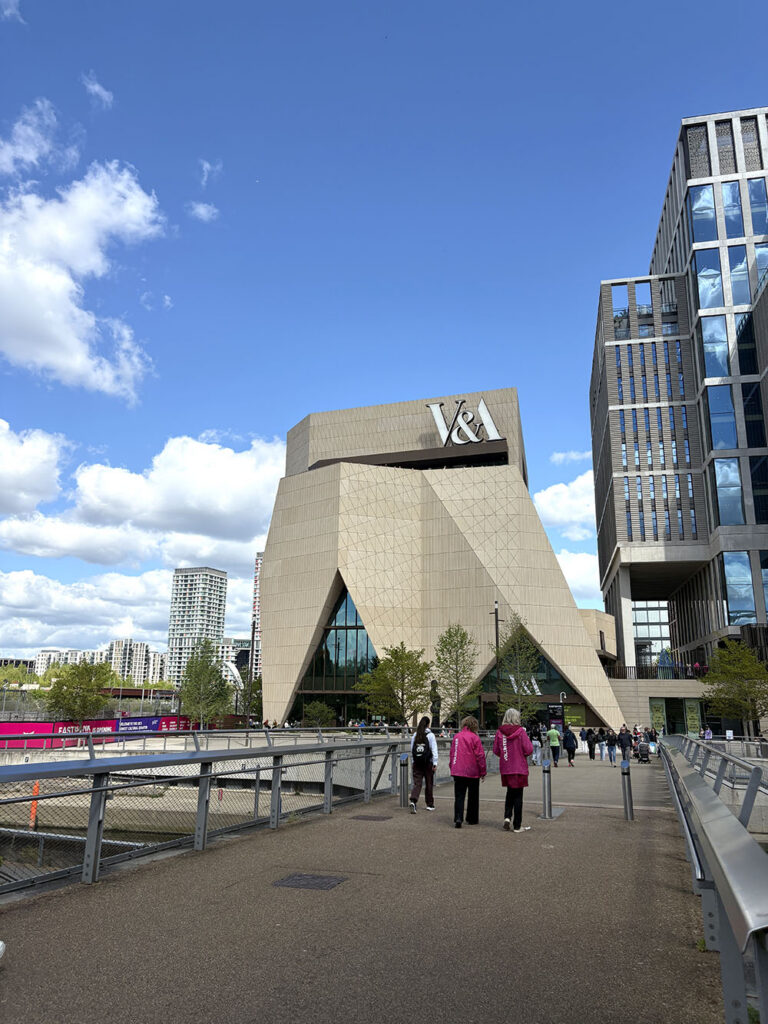 v and a east london